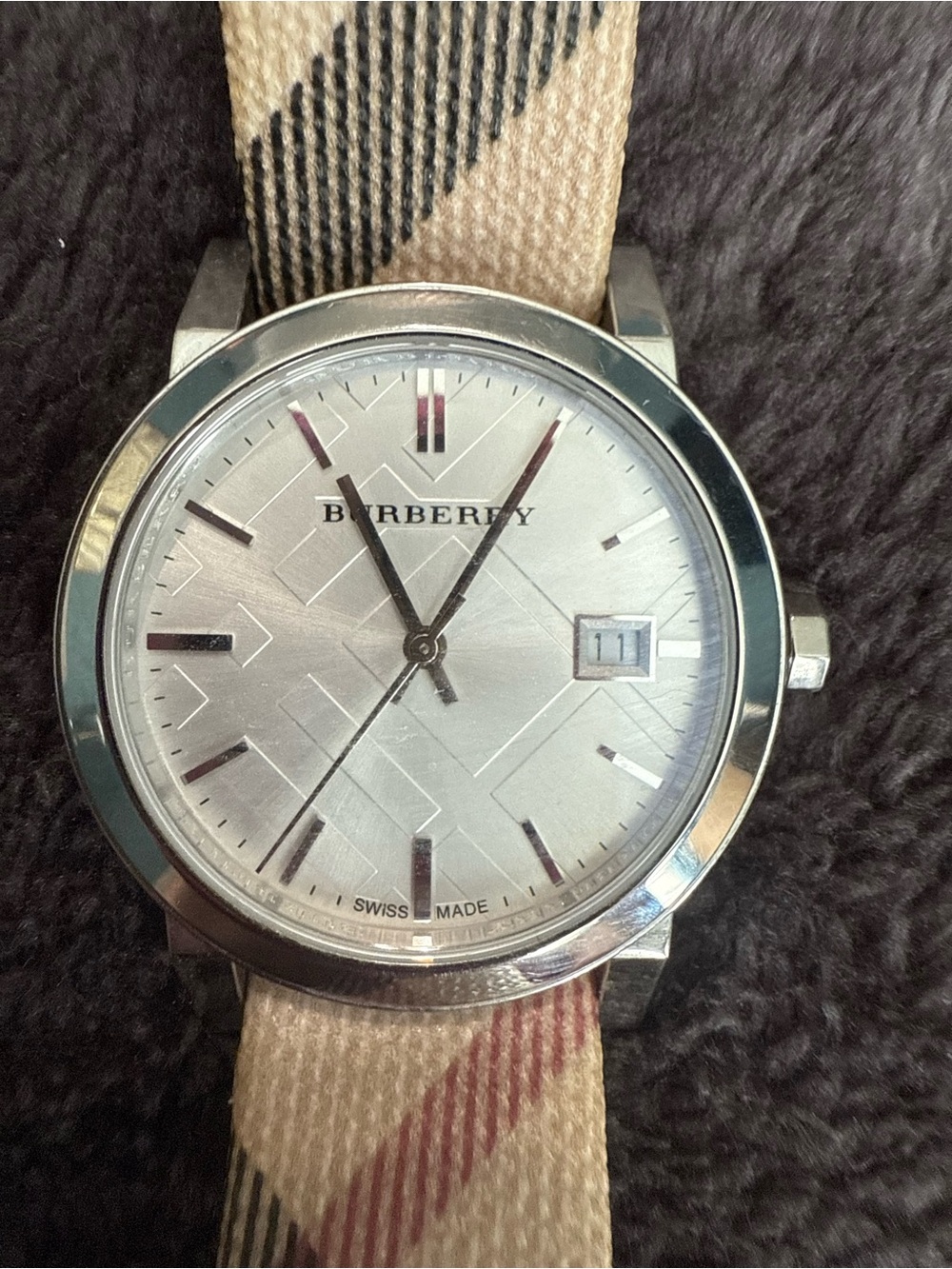 Women’s Burberry Classic Check Strap Watch - Picture 2 of 5